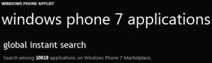 Windows Phone 7 Marketplace достиг рубежа в 10 000 приложений