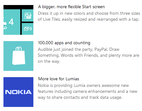 Microsoft перечислил функции Windows Phone 7.8 