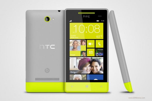 HTC Windows Phone 8S Yellow