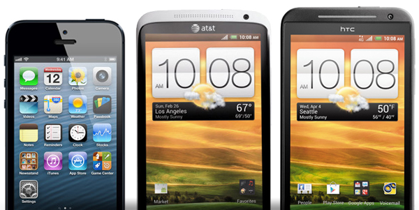 iphone5-versus-htc-one-x-evo