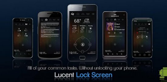 Lucent Lock Screen