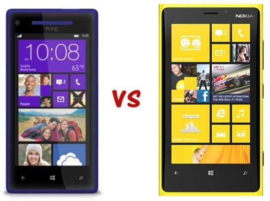 Обзор HTC 8X и сравнение с Lumia 920