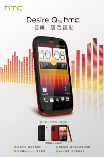 Анонсирован недорогой смартфон HTC  Desire Q