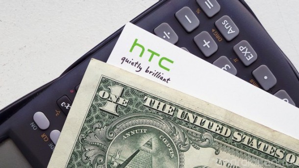 Доходы HTC продолжают уменьшаться