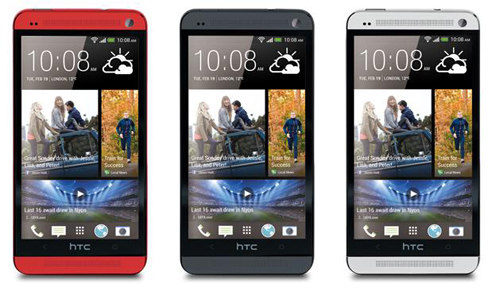 HTC One (красный, белый, черный)