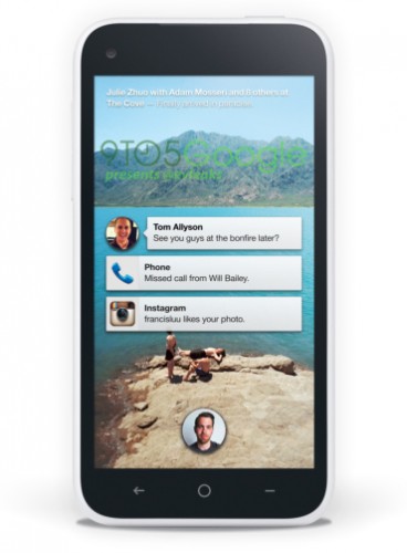 Интерфейс смартфона HTC First