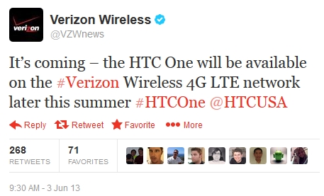 Verizon-HTC-One-confirmed