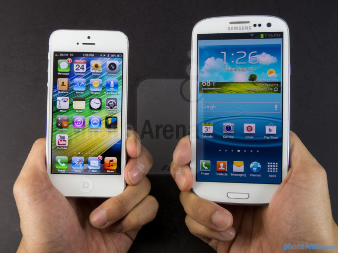 Iphone 5 vs Galaxy S4
