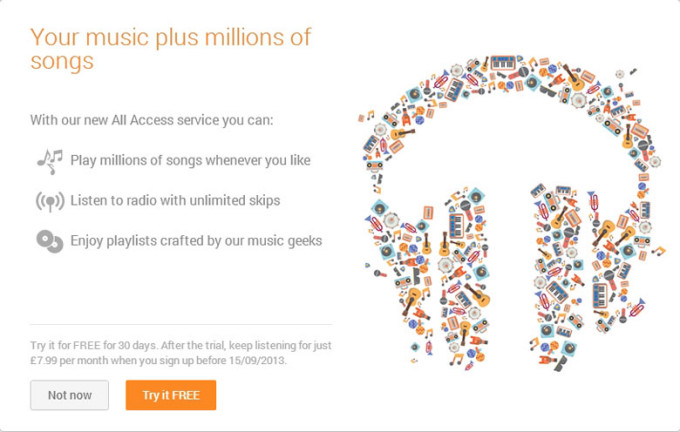 Google Play Music All Access