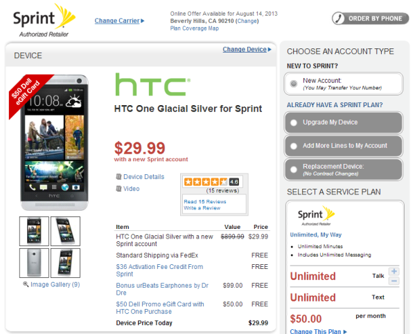 Sprint-HTC-One-deal