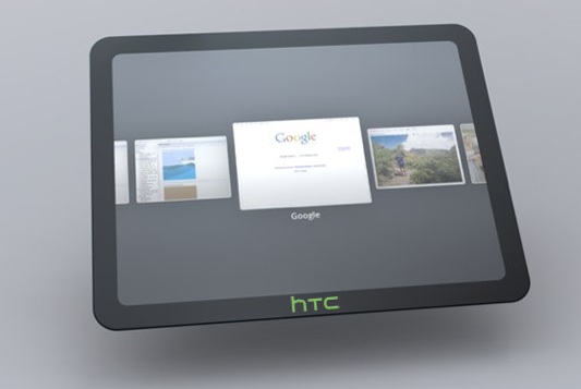 HTC планшет рендер