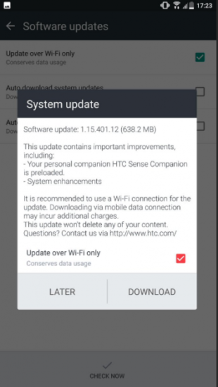 HTC U Ultra получил обновление